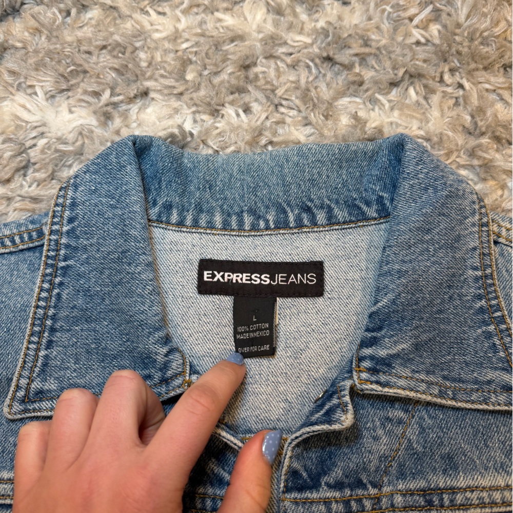 Y2K Express Denim Jacket - Picture 3 of 5
